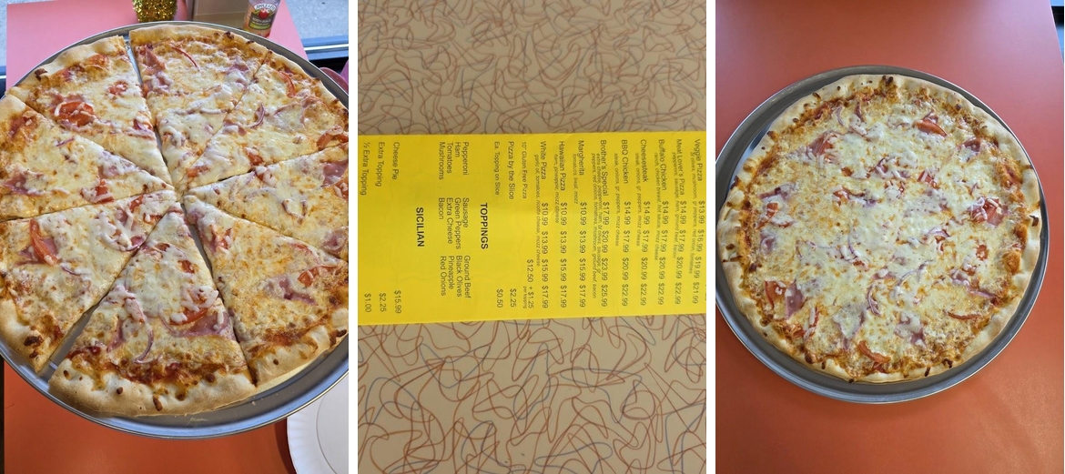 Brother's Pizza new york style Menu