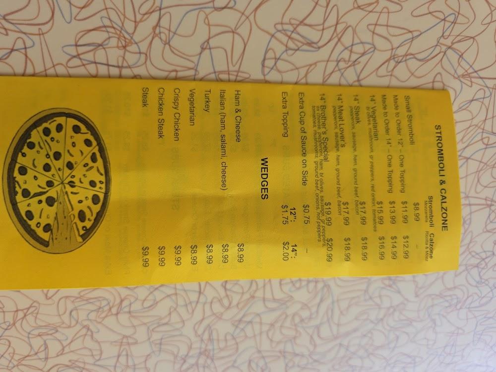 Brother's Pizza new york style Menu image 4